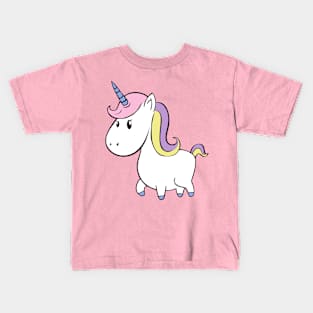 Chubby Unicorn girl Kids T-Shirt